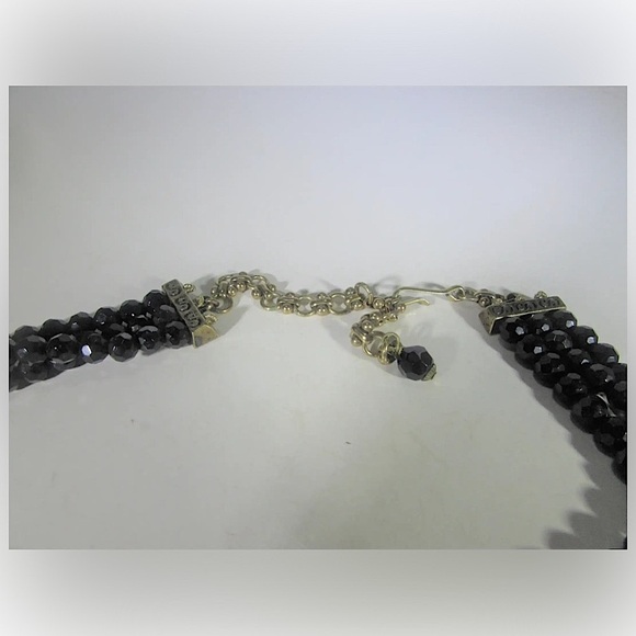 Authentic Heidi Daus “Return from Grace” Black Crystal Necklace - Picture 6 of 13
